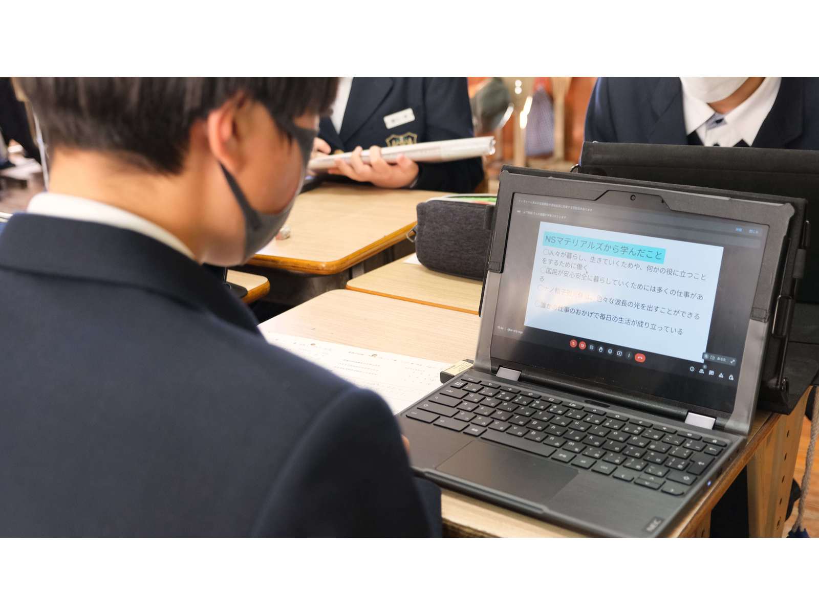 【産学官連携】八女郡 広川中学校でのキャリア教育プロジェクトの最終発表会に参加しました。