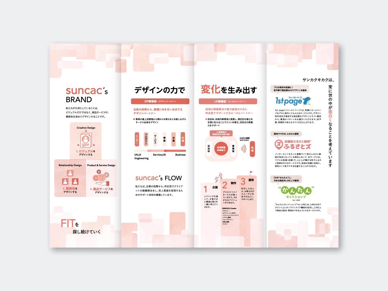 サンカクキカク 会社案内パンフレット2024